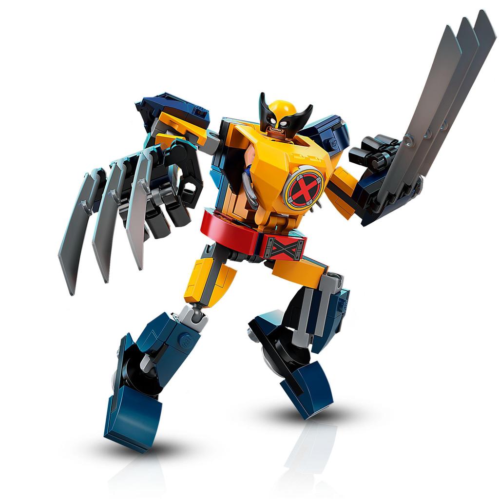 LEGO Super Heroes Wolverine Mech Suit 76202 Toy Blocks Gift Superhero American Comic Sentai Hero Boys Ages 7 and Up