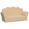 Kids  2 Seater Sofa in Cream Soft Plush