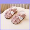 Princess Toddler Sandals For Girls Boys Summer Non Slip Synthetic Leather With Magic Tape Closure