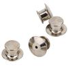 50pcs Brooch Pin Backs Bag Locking Fastener Flat Hat Name   Book Pin   7 x 10mm