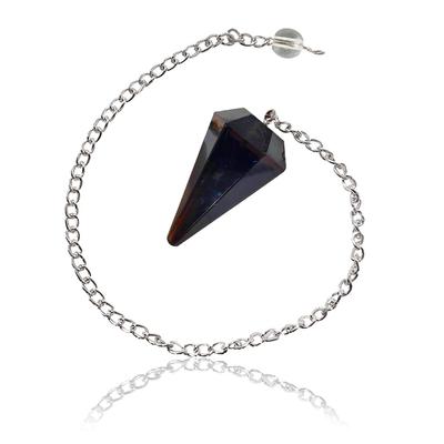 Reiki Kristallprodukte Natürlicher Rauchquarz Pendel 6 / Sechsseitiger Kristallstein Pendel Pendeln für Heilkristalle