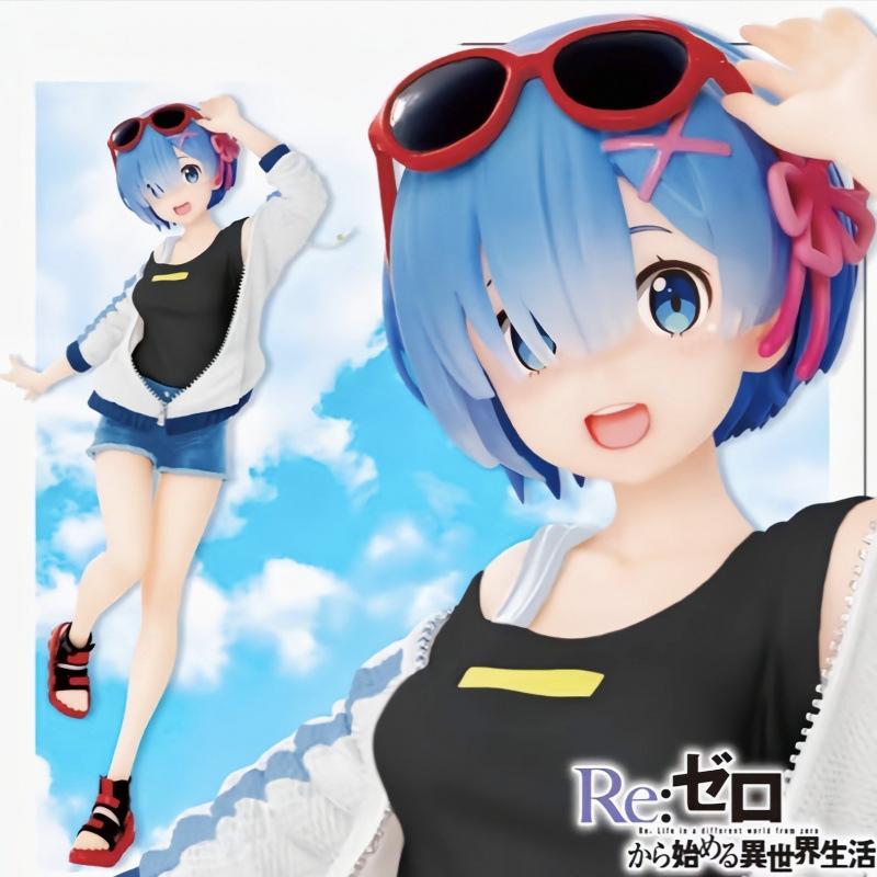 From scratch, another world Rem figure Rem Ram animation beautiful girl ornament model two-dimensional doll