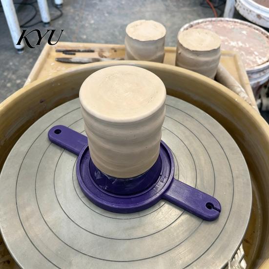 Ceramic Shaping Supplies Trimming Bat System for Pottery Wheel, Tool, 3.5Inch 4Inch Centering Tool 5Inch, 3D Printed Fixing Rim Shaper Studios