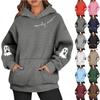 Womens Hoodies Oversized Sweatshirts Long Sleeve Casual Pullover Hooded Sweatshirt Tops
