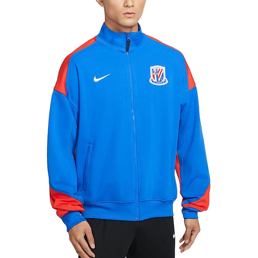 Nike Dri-Fit Academy Pro Anthem Shanghai Shenhua Football Club Quick-Dry Fleece Loose Long Sleeve Jacket Men jackets IQ0528-444 L