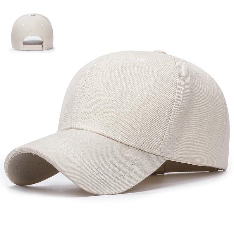 Zhen Yueqi Korean Version of Simple Light Board Baseball Cap, Men's and Women's Outdoor Sun Hat, Bare Body Solid Color Cap