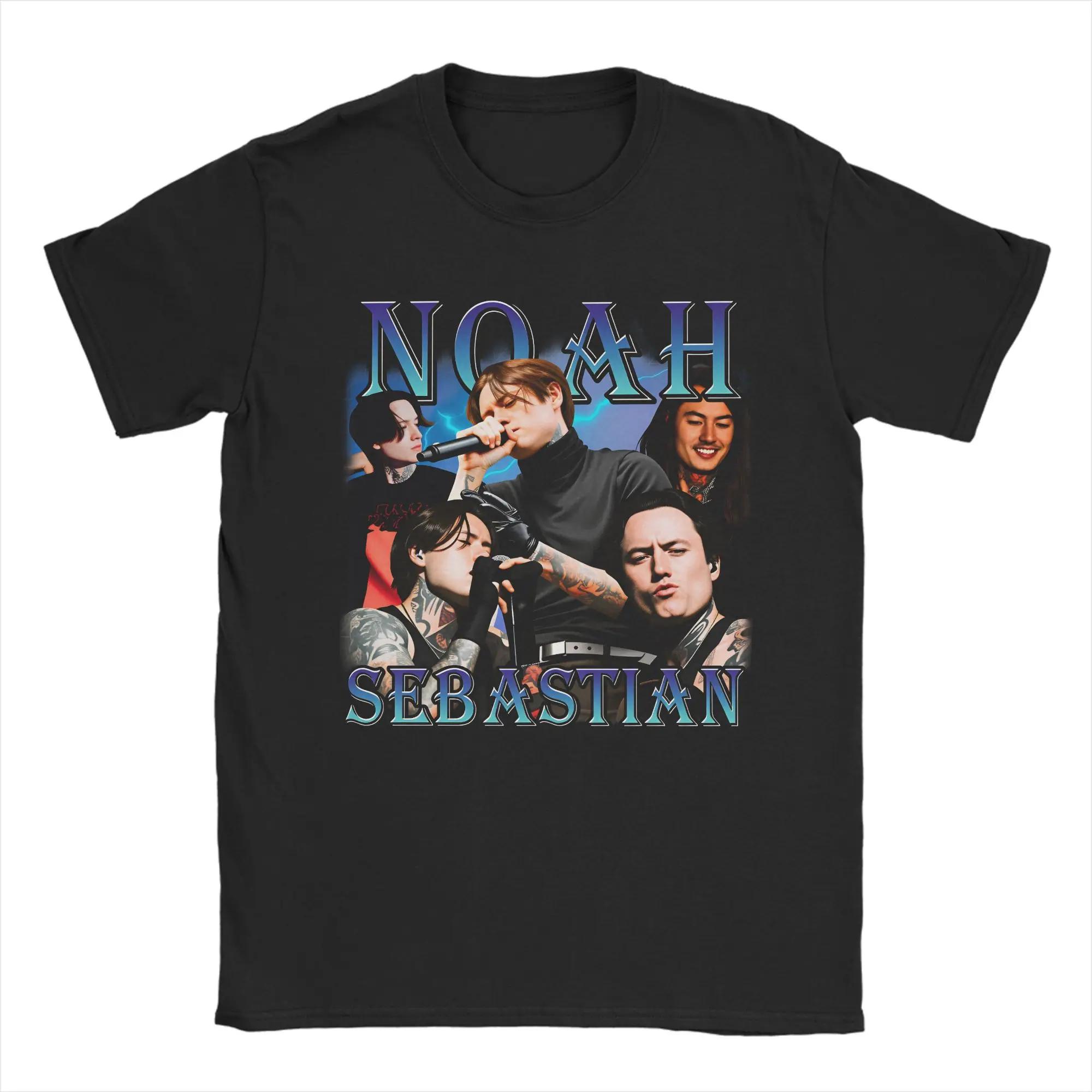 

Casual T Shirt Summer Noah Sebastian T Shirts Cotton Tee Shirt for Couple Y2K Basic Pattern Short Sleeve Tees M