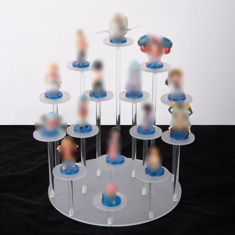 Round Cupcake Stand Premium Acrylic Cupcake Display Stand Cupcake Tray for Party Jewelry On Wedding Birthday Holiday