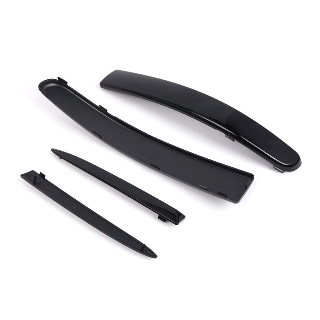 Moulure de pare-chocs inférieur Ensemble de moulures chromées pour pare-chocs inférieur avant pour Fiat 500 07-15 735455057 Accessoires de remplacement