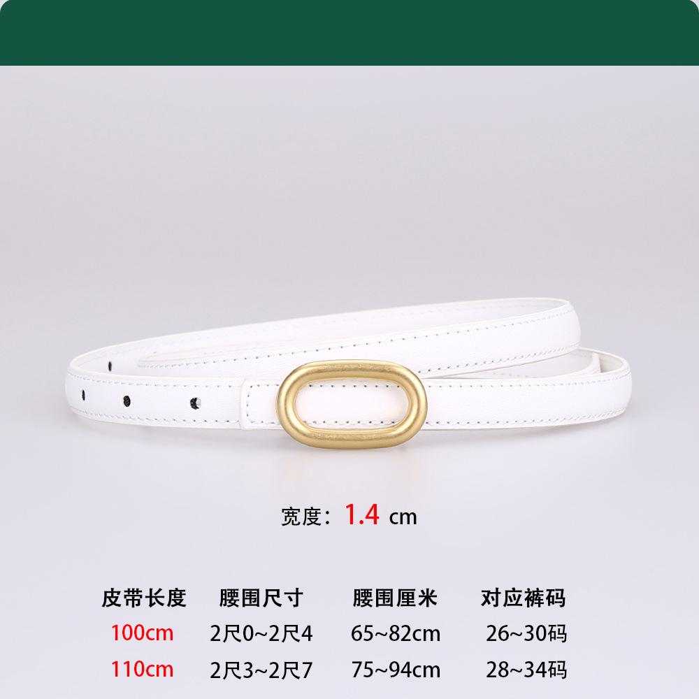 Curea Curea de piele pentru femei Rochie Curea subțire Senzualitate de înaltă clasă pentru femei