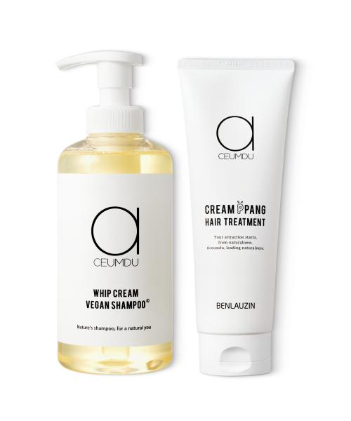 [Set] Whipped Cream Vegan Shampoo 500ml + Cream Bread Treatment 250ml