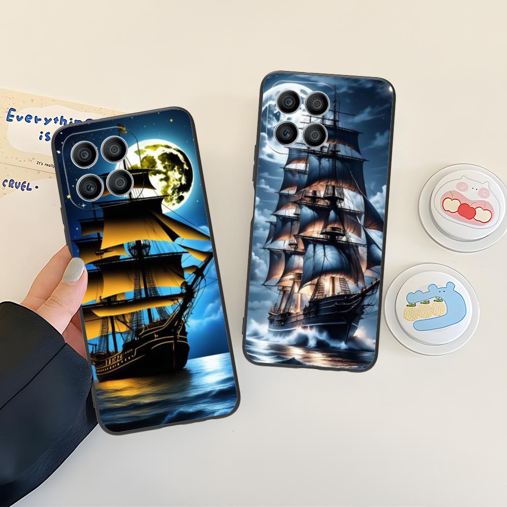 Pirate Corsair Mobile Phone Case for Honor 90 80 70 60 50 30 20 10 9 8 7 Pro S SE Lite 5G Colorful Printing Cover Pretty Luxury