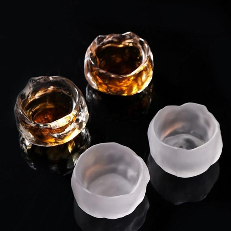 1Pc Japanese Style Glass Cup Tasting Transparent Tea Cups White Wine Cup