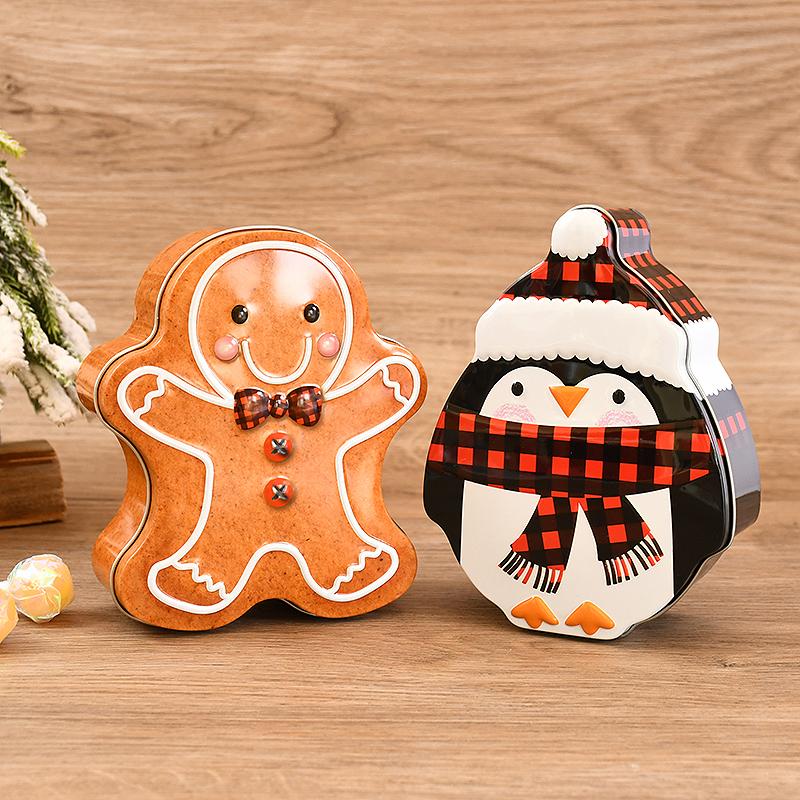 Cutii Metalice de Bomboane din Fier de Turtă Dulce de Crăciun Decorațiuni Merry Christmas pentru Acasă Cutie Cadou de Crăciun de Anul Nou Ornamente de Crăciun Navidad
