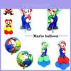 Conjunto de Balões Super Mario Para Festa de Aniversário Infantil e Decoração de Casa