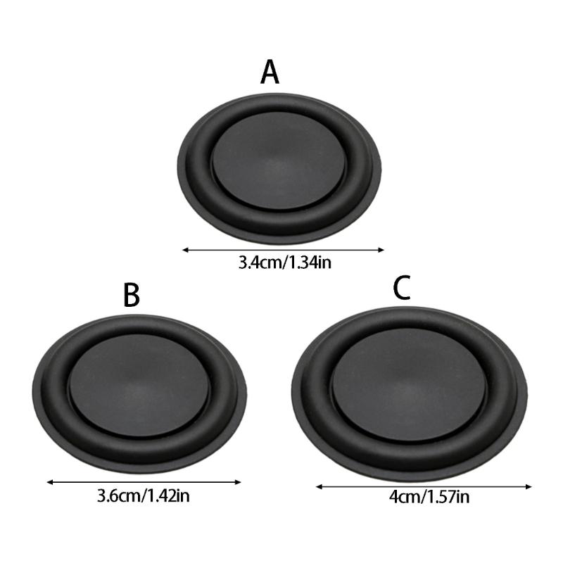 34mm 36mm 40mm Heavy Duty Rubber Surround Bass Speaker Diaphragm For Enhances Audiophiles Performances