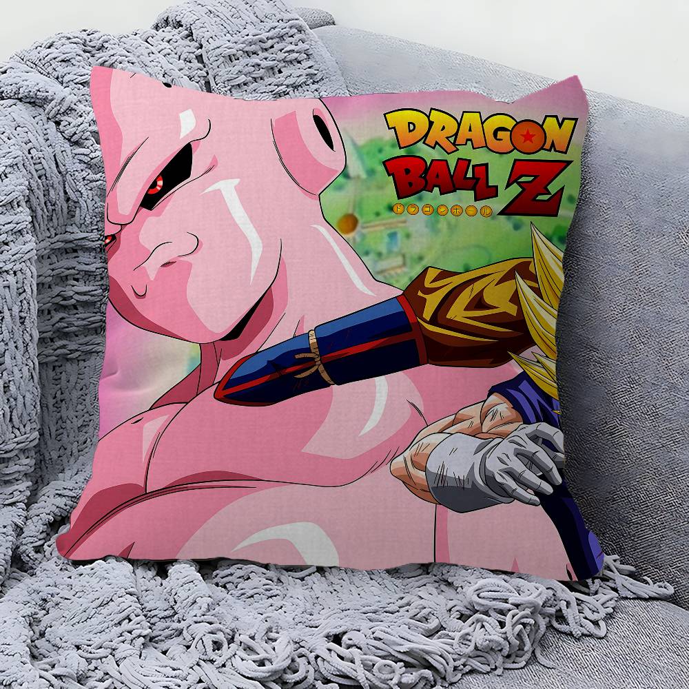 Amine M-Majin B-Buu Cushion Cover Car Throw Pillow Case For Sofa Car Christmas Gift 40x40cm 45x45cm