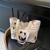 Casual large-capacity shoulder bag women's new fashion handheld cloth bag versatile class tote bag