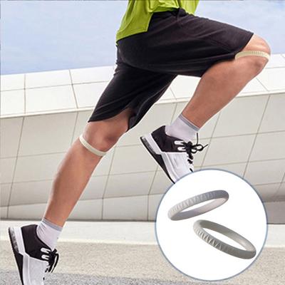 2 Stück Patellasehnen-Stützgurt zur Linderung von Knieschmerzen, Silikon-Patella-Stabilisator, Knieorthese zum Laufen, Basketball, Wandern, Springen, Kniebeugen