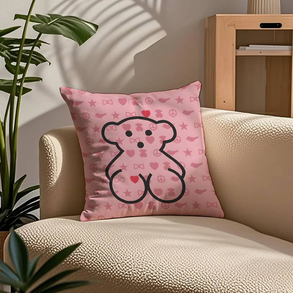 CRAFTED WITLOVE T-touS-s Pillow Case Comfort Sofa Bed Silky elegant Invisible zipper Custom Decorative cushion cover
