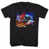 Street Fighter Alley Fight Black Gaming Shirt