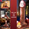 Long Love Realistic Silicone Dildo: Double Vibration, Automatic Thrusting & Withdrawal, Soft Flesh Feel Adult Sex Toy