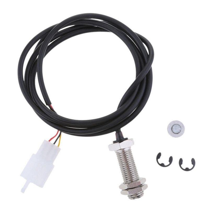 For Motorcycle Speedometer Sensor Cable 2 Magnets 59 Inch Length 3 Pin Connection for Accurate Odometer Functionality