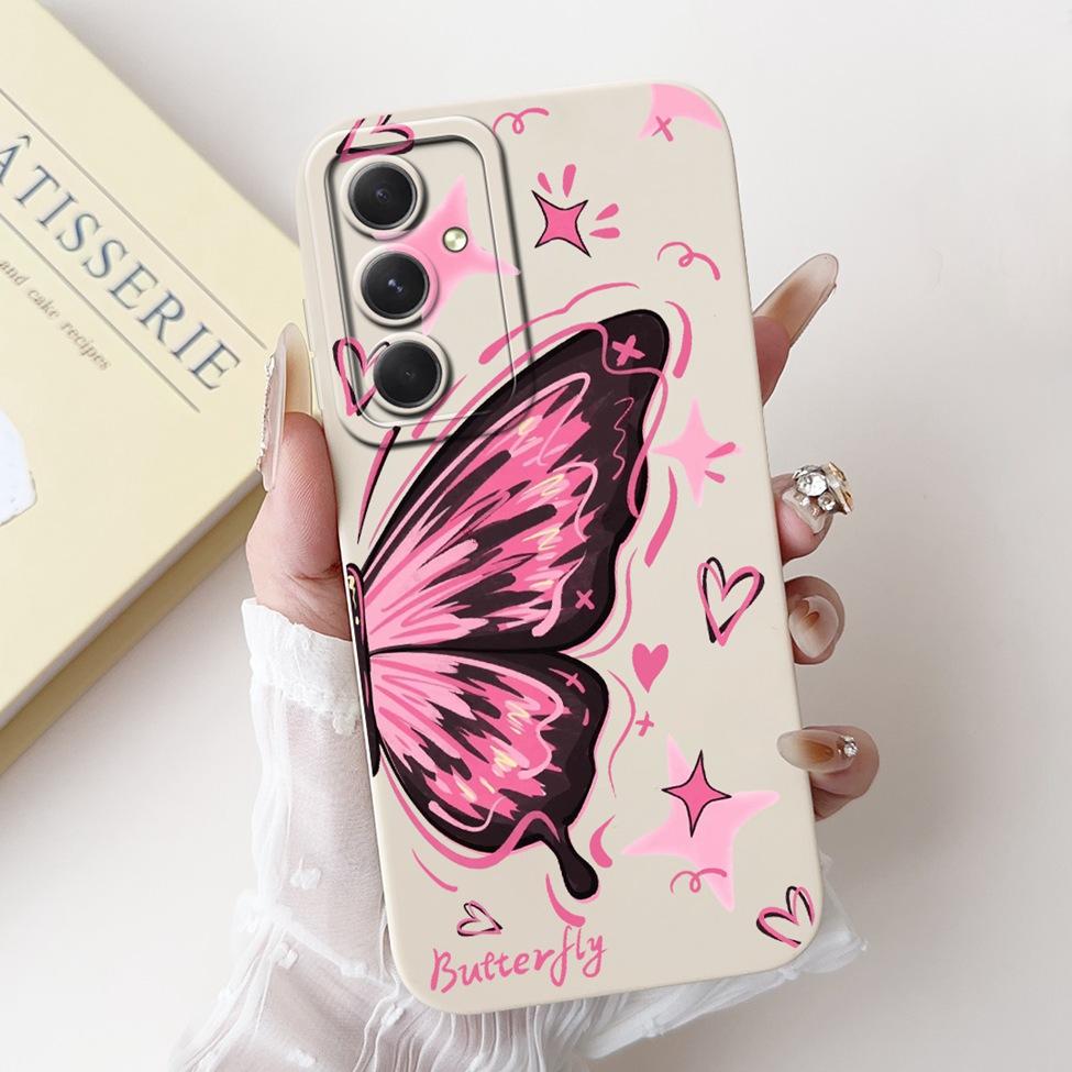 For Samsung S23 FE S 23 Plus Ultra Case Cute Cat Luxury Funny Girl Silicone Phone Case For Samsung S23 Ultra Funda Coque Capa