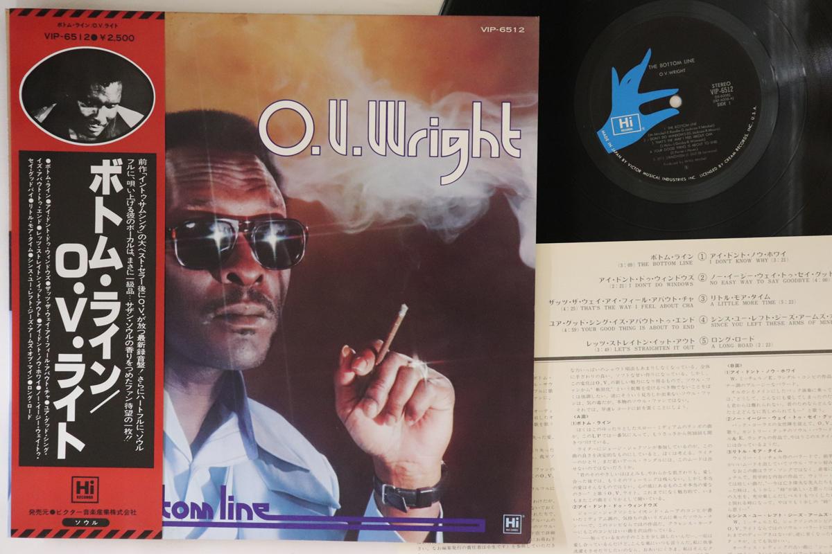 

LP Record OV WRIGHT - Bottom Line VIP6512 HI 1978 Japan Obi Soul/Funk