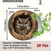 Vintage Owl Metal Wall Art Rustic Home Decor Kitchen Living Room