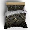 Nordic Runes Decorative Set Soft Comfortable Duvet Cover Bedding Set Included 1*Duvet Cover & 2*Pillowcases Gift
