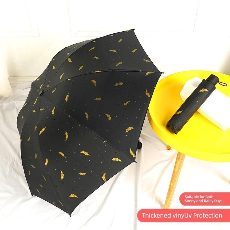 Fully Automatic Large Umbrella for Men and Women, Dual-Use for Sun and Rain, Sunshade Umbrella, Uv Protection, with Logo Printing