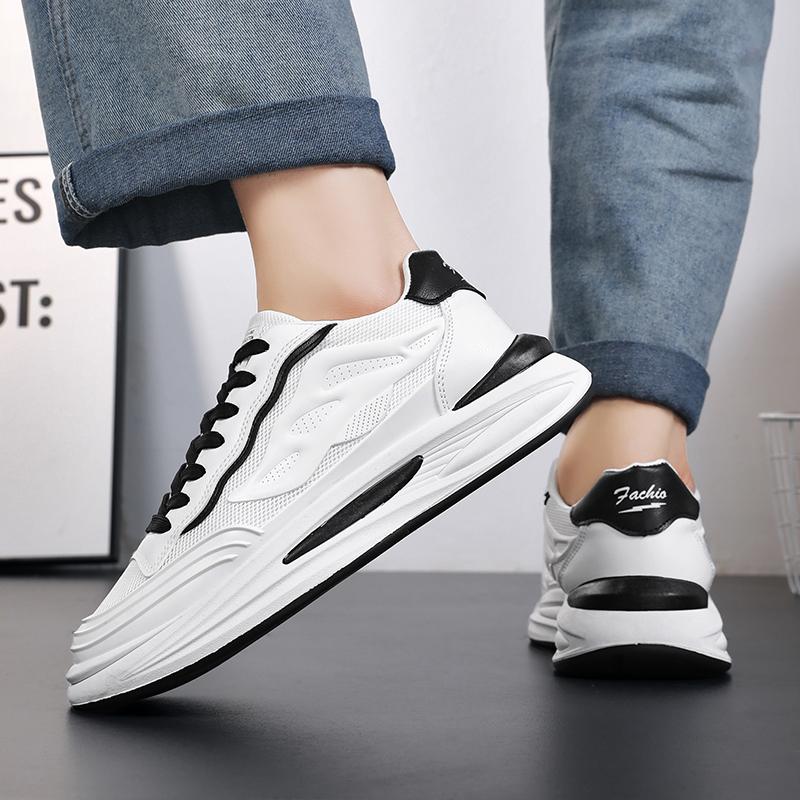 Student casual sports shoes breathable soft sole four season new comfortable outdoor running shoes mesh men's shoes male sneaker