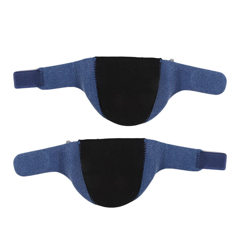 1 Pair Silicone Heel Pads Shock Absorption Relieving Leg Pressure Adjustable Straps To Prevent Slipping Insoles S/L Size