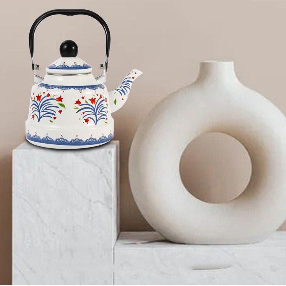 European Style Water Kettle Handmade Ancient Bell Pot Classic Design Tea Pot  Kitchen