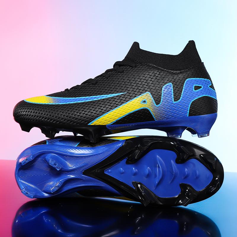 New Men Football Boots Grass Cleats High-top Non-Slip Soccer Shoes Futsal Sneakers High-quality Match Indoor Hot-selling Outdoor