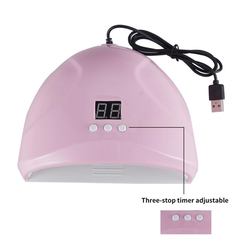 Uv Led Nail Lamp USB Nail Dryer Curing Lamp Nail Dryer For Gel And Regular Polish UV Light for Nails with 3 Timer Set