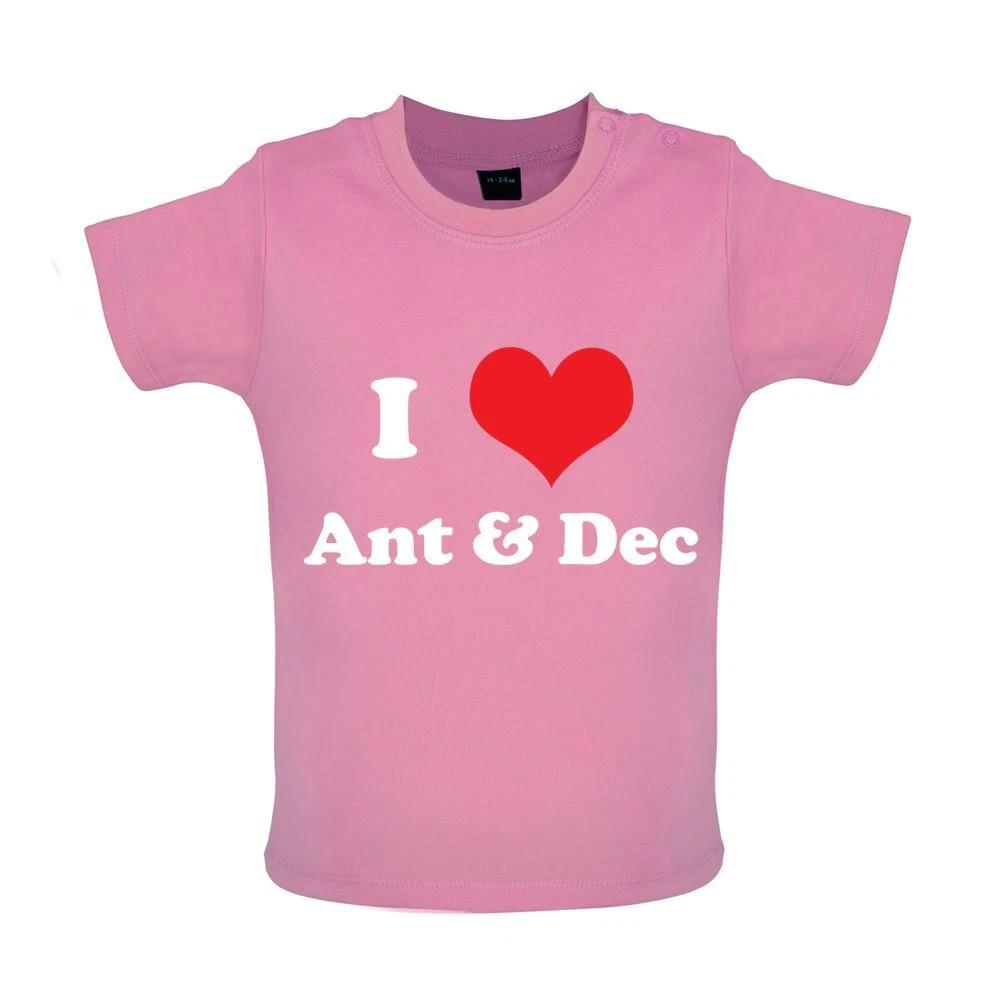 

I Love Ant & Dec - Baby T-Shirt / Babygrow - Funny Celebrity TV Duo Jungle And 160
