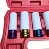 5-Piece Chrome Vanadium Steel Lug Nut Socket Set for Pneumatic Tire Protection & Auto Repair