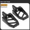 Motorcycle Foot Pegs Riot-Style Footrest Male Mount Pedals for Harley Dyna Low Rider Street Bob Sportster 883 Touring Road King Street Glide (Black)