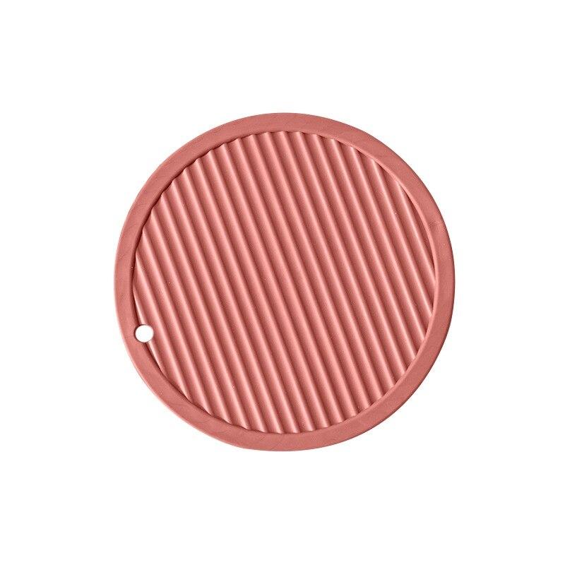 Round Heat Resistant Silicone Mat Anti-skid Cup Pads Tea Cup Milk Mug Coffee Cup Coaster