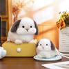 Simulation Rabbit Plush Toys Adorably Rabbit Stuffed Doll Home Decor Toys Kawaii Backpack Pendant Squishy Kid Doll Birthday Gift
