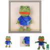 Comfortably Cuddly Sad Frog Plush Toy Stuffed Animal Doll