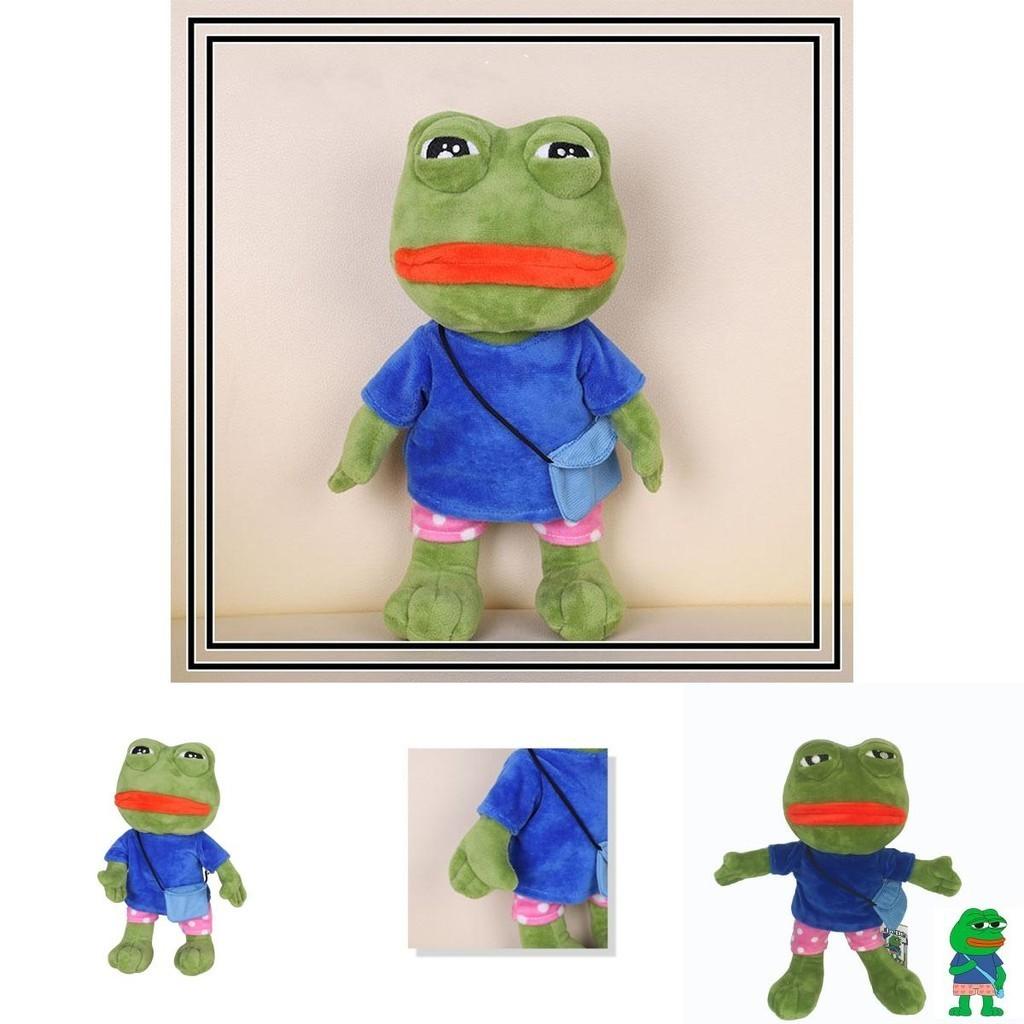 Comfortably Cuddly Sad Frog Plush Toy Stuffed Animal Doll