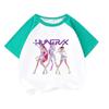 Kids Girls Summer Kpop Mira Zoey Rumi Hunters Short Sleeves T-Shirt