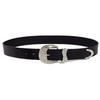 Women's Rhinestone Leather Belt - Y2K Style Black Belt for Jeans 