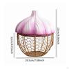 Basket for Storing Eggs, Ginger, And Other Foods. Decorative Portable with Handles.