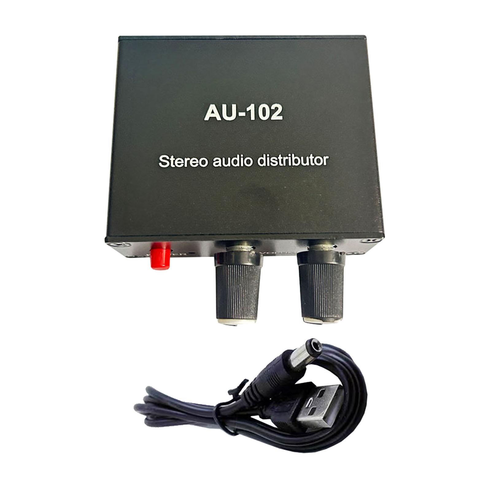 

Auditory Splitter Box 2 Channel Sound Signal Distributor 1x2 Audio Distribution Device Perfect for Audiophiles