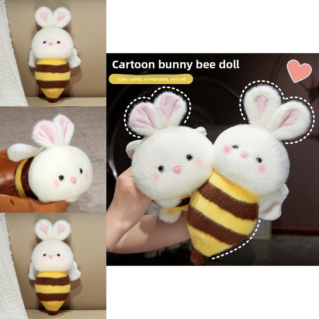 Biene Kaninchen Plüschtier Für Mädchen Mit Pp Baumwollfüllung Süßes Kaninchen Geschenk Für Kind