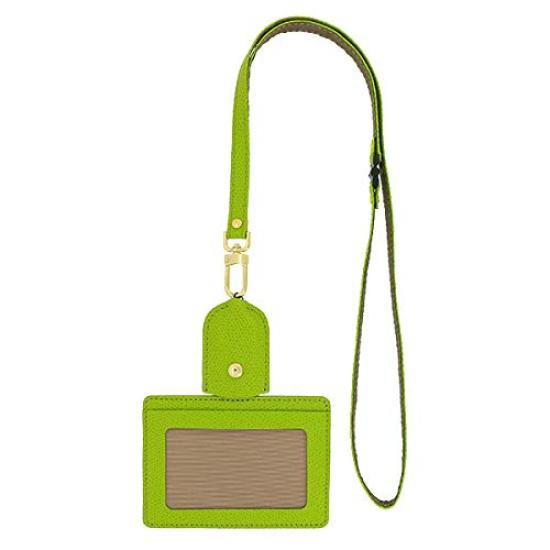 Itoya Color Chart ID Card Holder with Reel Strap (70 Morning dew)